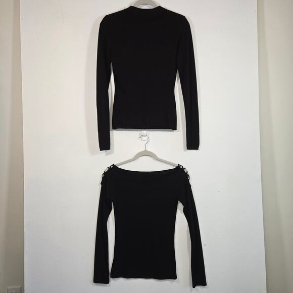 Forever 21 Bundle Of Two Black Tops. Size Small - Picture 1 of 8
